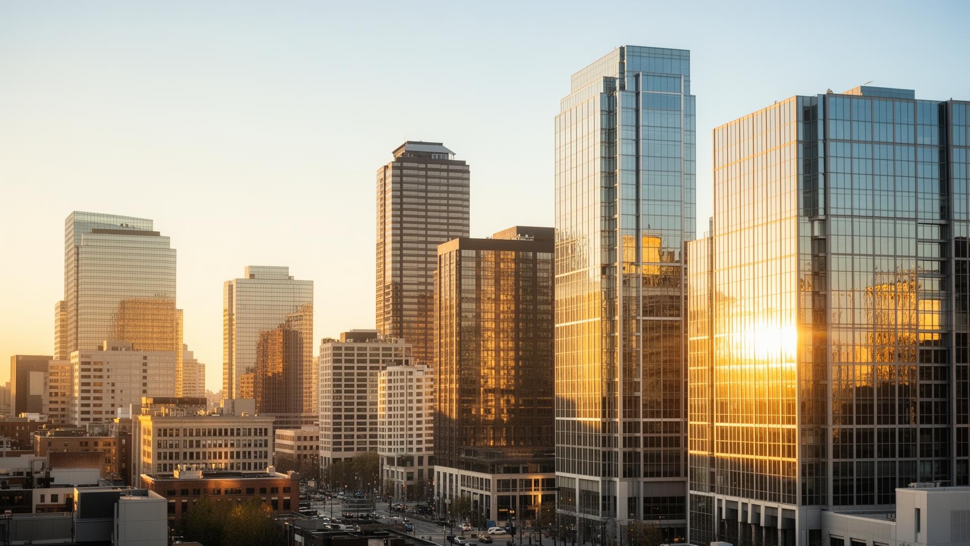 Modern skyline representing 11TEN18 client growth